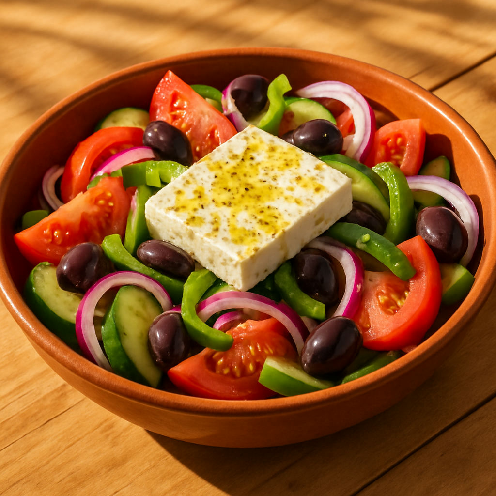 Salade grecque à la feta