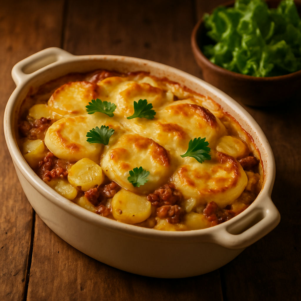 Tartiflette à la viande hachée